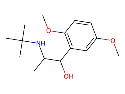 Butaxamine structure