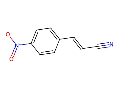 p-Nitrocinnamonitrile structure