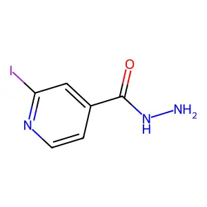2-Iodoisonicotinic acid hydrazide structure
