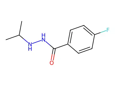 p-Fluorobenzoic acid 2-isopropylhydrazide structure