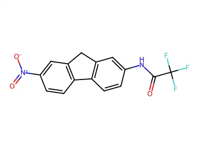 Acetamide, N-(7-nitrofluoren-2-YL)-2,2,2-trifluoro- structure