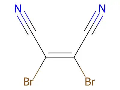 2,3-Dibromobut-2-enedinitrile structure