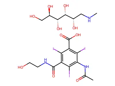 Ioxithalamate methylglucamine structure