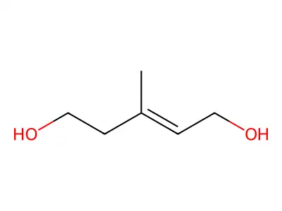 3-Methyl-2-pentene-1,5-diol structure