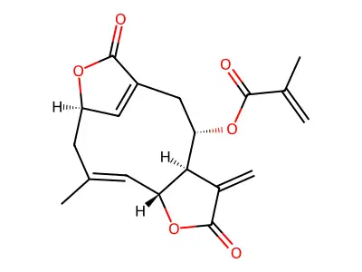 Isodeoxyelephantopin structure