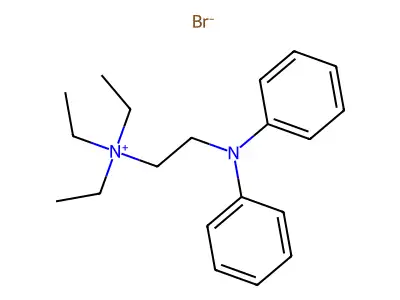 2-(Diphenylamino)-N,N,N-triethylethan-1-aminium bromide structure