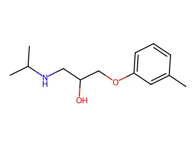 Toliprolol structure