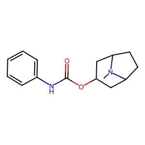 1-alpha-H,5-alpha-H-Tropan-3-beta-ol, carbanilate (ester) structure