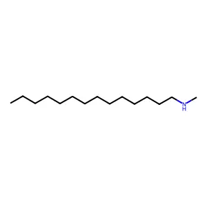 N-Methyl-1-tetradecanamine structure