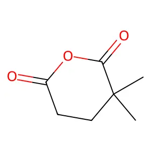 Dihydro-3,3-dimethyl-2H-pyran-2,6(3H)-dione structure