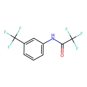 Acetanilide, 2,2,2-trifluoro-3'-(trifluoromethyl)- structure