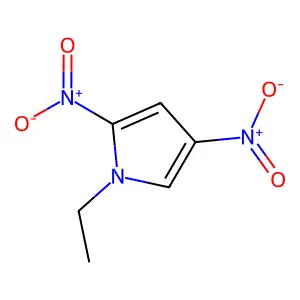 1-Ethyl-2,4-dinitropyrrole structure