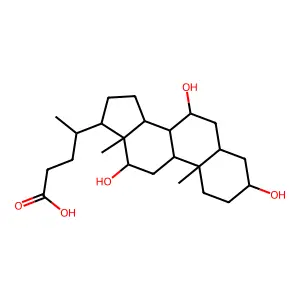 Ursocholic acid structure