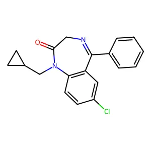 Prazepam structure