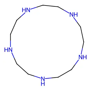 1,4,7,10,13-Pentaazacyclopentadecane structure