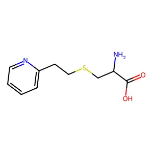 S-(2-(2-Pyridinyl)ethyl)-L-cysteine structure