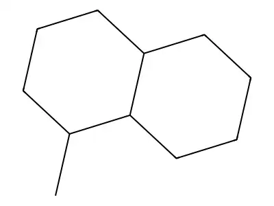 Decahydro-1-methylnaphthalene structure