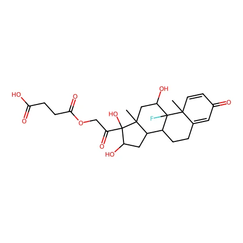 C25H31FO9 structure