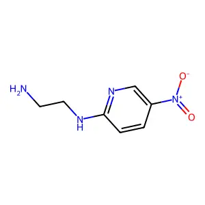 2-(2-Aminoethylamino)-5-nitropyridine structure