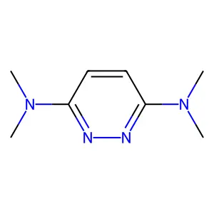 Pyridazine, 3,6-bis(dimethylamino)- structure