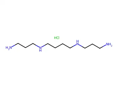 1,4-Butanediamine, N,N'-bis(3-aminopropyl)-, hydrochloride structure
