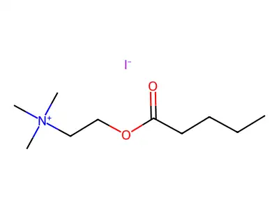 Valerylcholine iodide structure