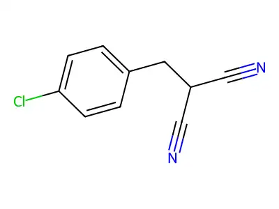 2-((4-Chlorophenyl)methyl)propanedinitrile structure