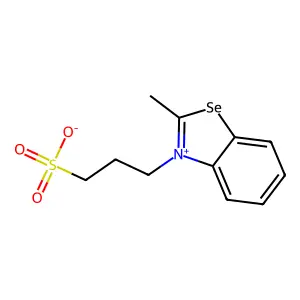 benzoselenazolium, 2-methyl-3-(3-sulfopropyl)-, inner salt structure