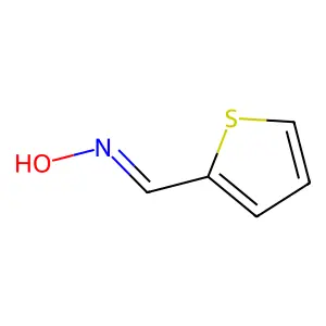 2-Thiophenecarbaldehyde oxime structure