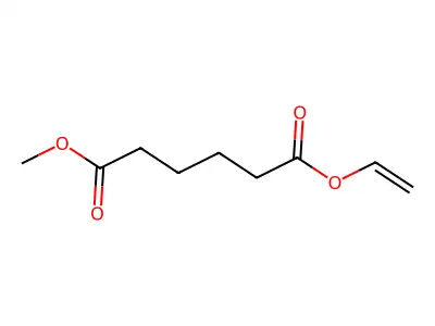 Adipic acid, methyl vinyl ester structure