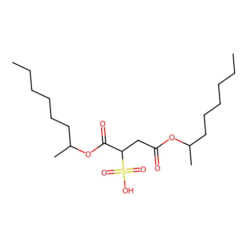 1,4-Diisooctyl sulphosuccinate structure