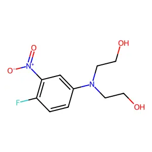 Ethanol, 2,2'-((4-fluoro-3-nitrophenyl)imino)bis- structure