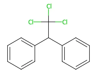 1,1,1-Trichloro-2,2-diphenylethane structure