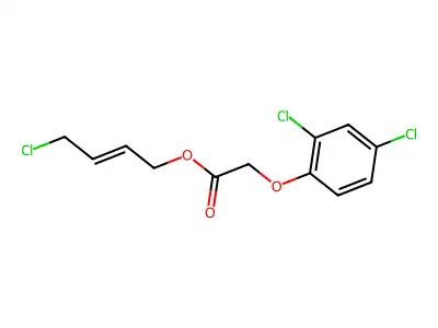 4-Chloro-2-buten-1-yl 2-(2,4-dichlorophenoxy)acetate structure