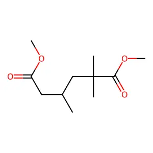 Dimethyl 2,2,4-trimethyladipate structure