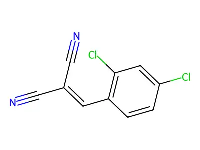 2,4-Dichlorobenzylidenemalononitrile structure