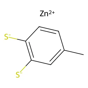 Zinc, (4-methyl-1,2-benzenedithiolato(2-)-kappaS1,kappaS2)- structure