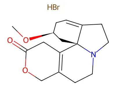 Dihydro-beta-erythroidine hydrobromide structure