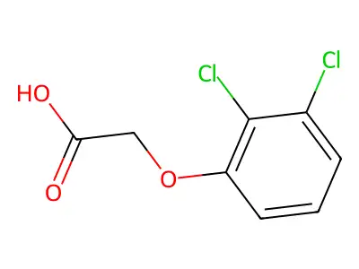 2,3-Dichlorophenoxyacetic acid structure