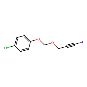 1-Chloro-4-(((3-iodo-2-propynyl)oxy)methoxy)benzene structure