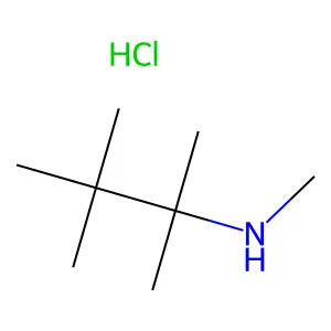 Propylamine, N,1,1,2,2-pentamethyl-, hydrochloride structure