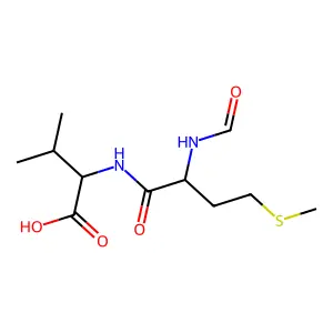 N-Formylmethionylvaline structure