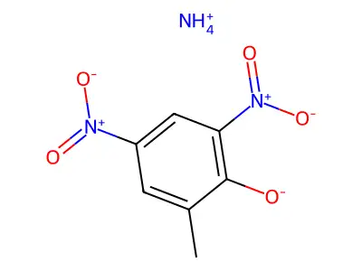 DNOC-ammonium structure