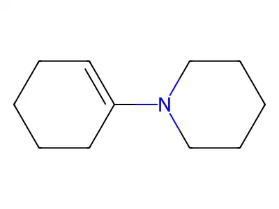 Piperidine, 1-(1-cyclohexen-1-yl)- structure