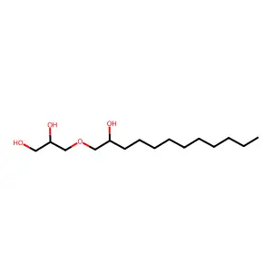 3-[(2-Hydroxydodecyl)oxy]propane-1,2-diol structure