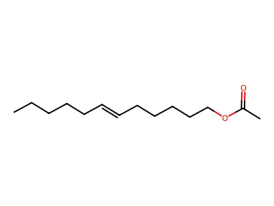 Dodec-6-enyl acetate structure