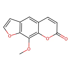 8-Methoxypsoralen structure