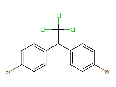 p,p'-Dibromodiphenyl trichloroethane structure