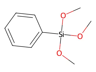 Trimethoxyphenylsilane structure