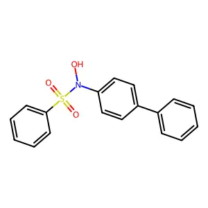 Benzenesulfonamide, N-4-biphenylyl-N-hydroxy- structure